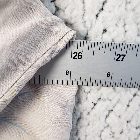 Tommy Bahama 100% Silk Hawaiian Button Up Shirt Mens Size XL Yellow Floral 52x31 - Picture 7 of 11